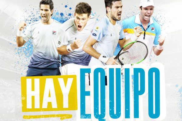 copa davis pella, schwartzman zeballos gonzalez colombia