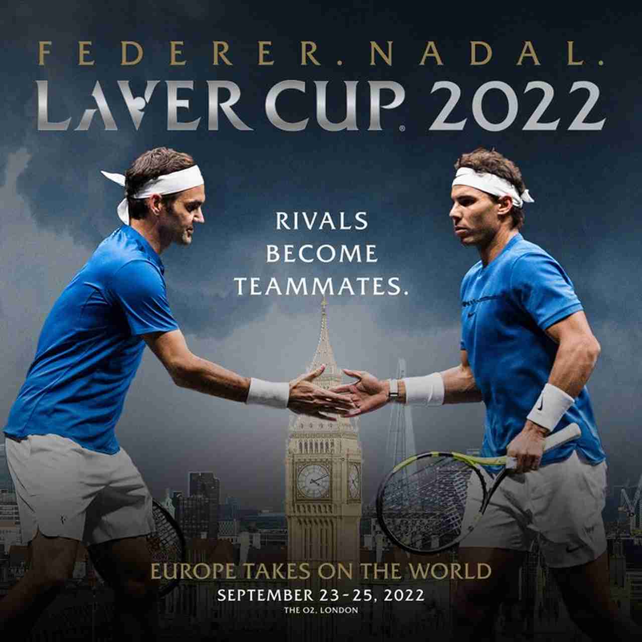 Federer y Nadal juntos en la Copa Laver 2022